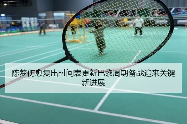 陈梦伤愈复出时间表更新巴黎周期备战迎来关键新进展